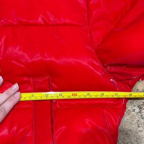 New Hudson Liquid Core Puffer Quilted Jacket Coat XL Red Water Repellent Casual - Picture 14 of 15